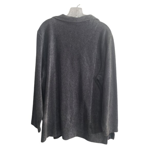 CT1894 Liz Claiborne Woman Gray Sweater 1X - Picture 3 of 3